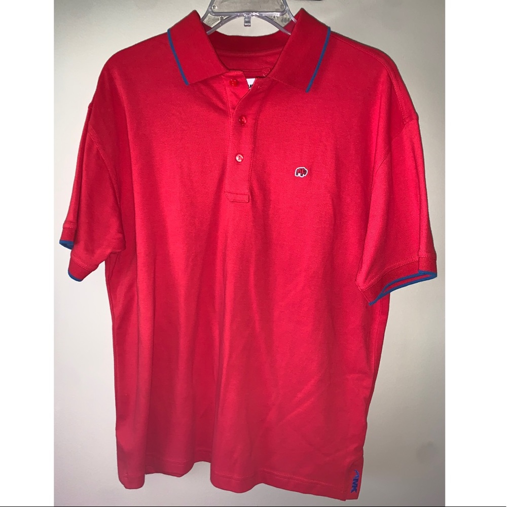 Mountain khaki polo. medium